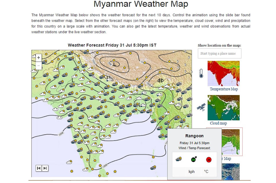 Myanmar Weather